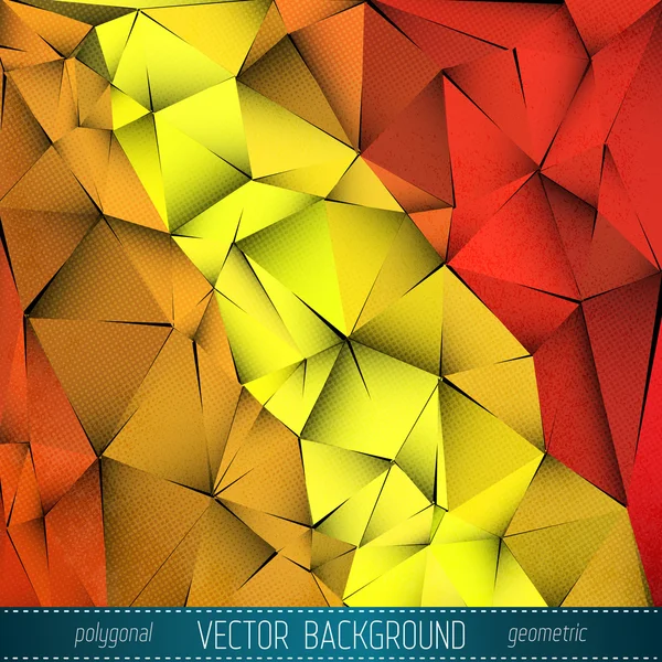 Fondo vectorial poligonal texturizado . — Vector de stock