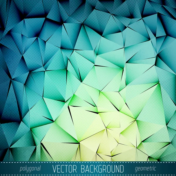 Polygonal Textured Vector Background. — Stock Vector