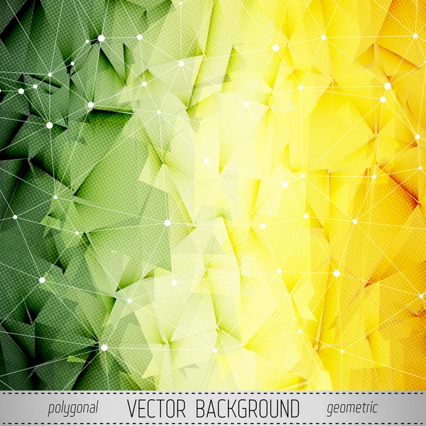 Polygonal Textured Vector Background. — Stock Vector