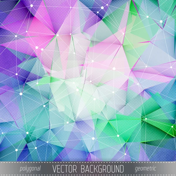 Fond vectoriel texturé polygonal . — Image vectorielle