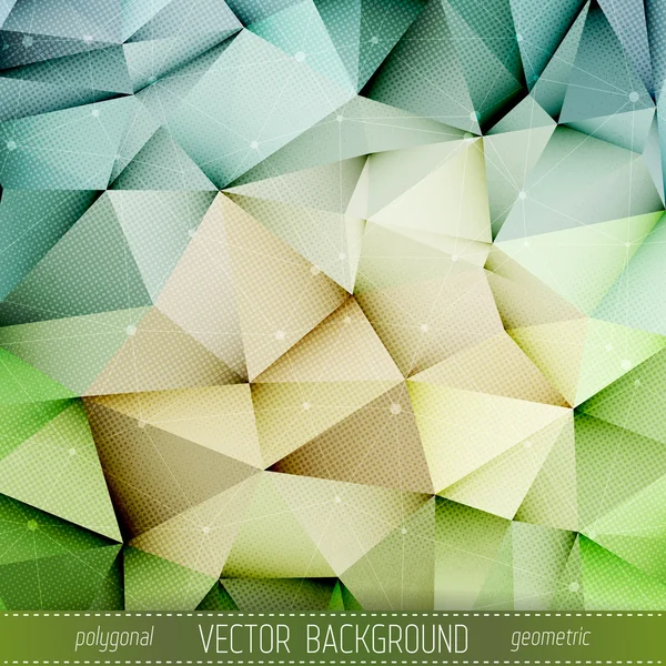 Polygonal Textured Vector Background. — Stock Vector