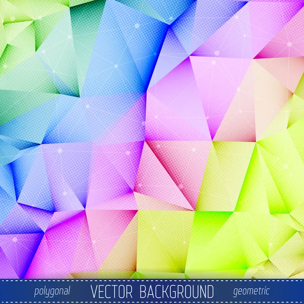 Fond vectoriel texturé polygonal . — Image vectorielle