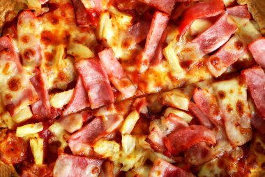 Yakın plan pizza arka planı. Üst Manzara. düz yat