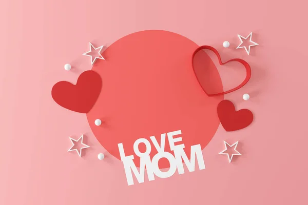 Glücklicher Muttertag Banner Design — Stockfoto