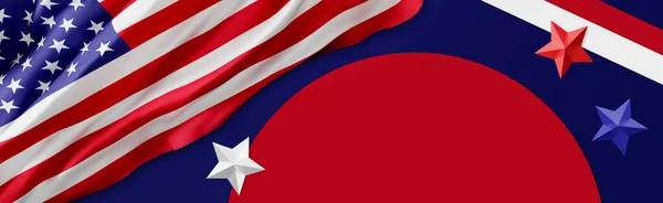 Vlajka Usa Pozadí Design Pro Nezávislost Veteráni Práce Pamětní Den — Stock fotografie