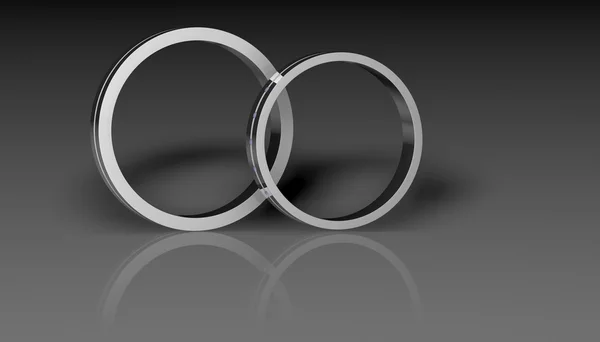 Wedding rings — Stock Photo, Image