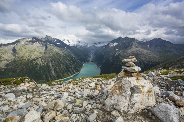 Wandelen in Alp — Stockfoto