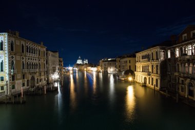Grand canal at dusk clipart