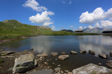 Lake on the Grossglockner High Alpine Road clipart