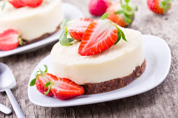 Sweet Homemade Cheesecakes — Stock Photo, Image