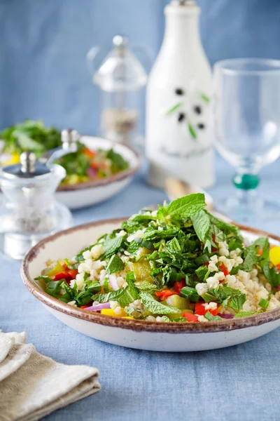 Salată Bulgar de vară — Fotografie, imagine de stoc