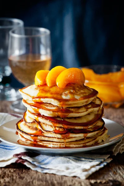 Sweet Homemade Pancakes — Stock Photo, Image