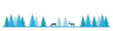 Ormandaki reindeers