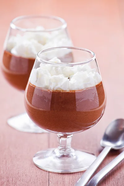 Mousse au chocolat — Photo