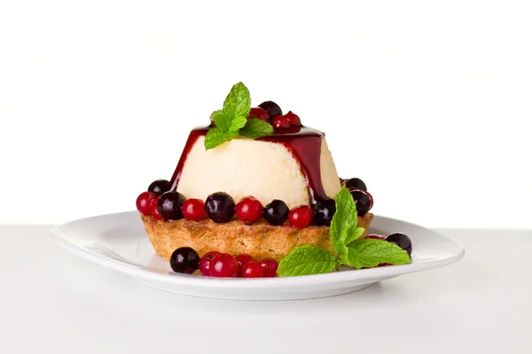 Vanilla Cream Dessert — Stock Photo, Image