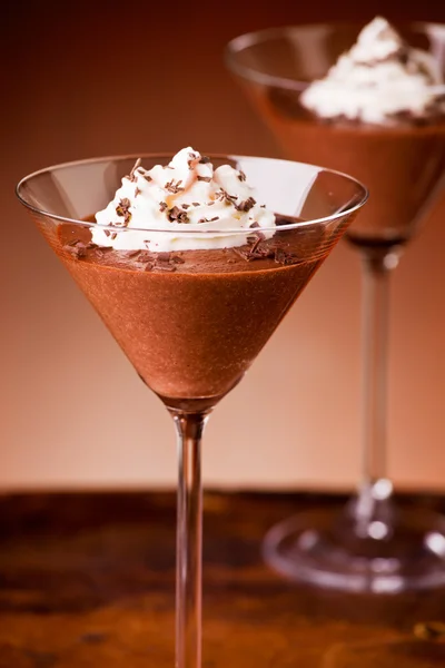 Mousse au chocolat — Photo