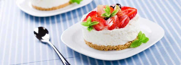 Cheesecake Panorama — Stock Photo, Image