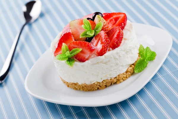 Makanan penutup cheesecake — Stok Foto