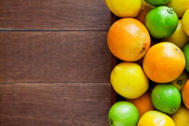 portakal, limon ve kireç