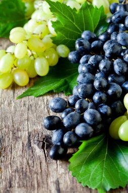 kırmızı ve beyaz üzümler