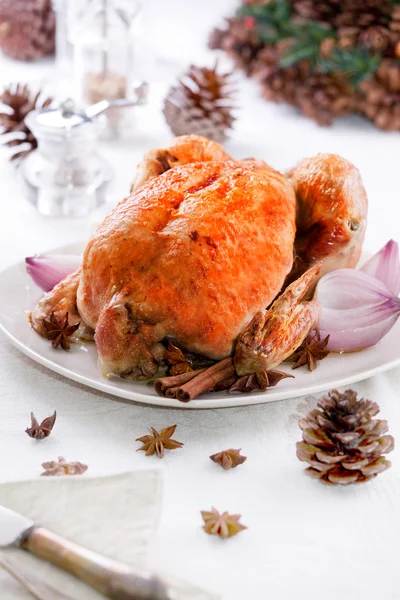 Pollo festivo de lujo — Foto de Stock