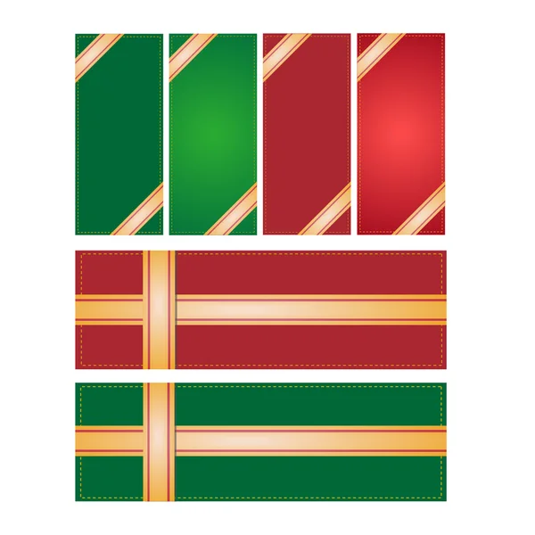 Marcadores de Navidad de lujo — Vector de stock