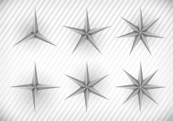 Collection of stars — Stock Vector