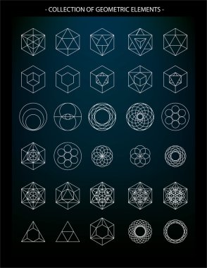 Geometrik simgeler koleksiyonu