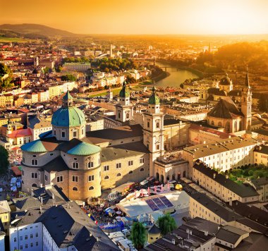 Salzburg 'da gün batımı