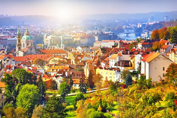 Panorama prague castelo — Fotografia de Stock