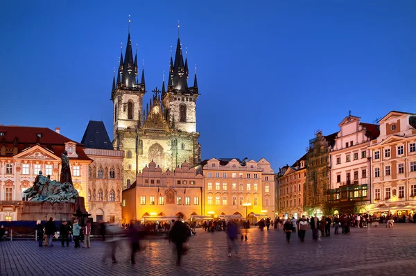 Church of Our Lady - the main church of old town of Prague Czech — стоковое фото
