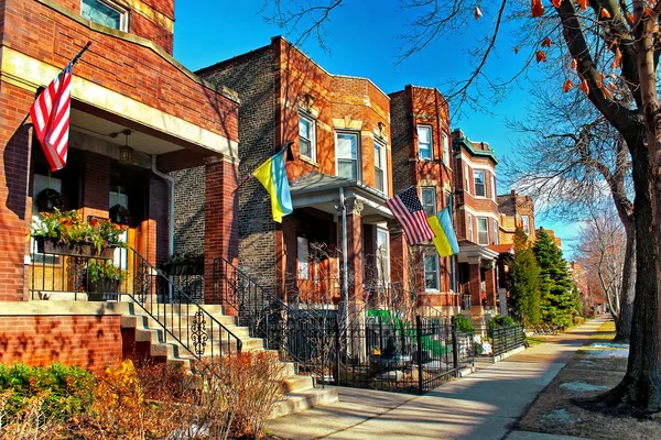 Chicago, ABD, Ukrayna köyünde tipik mimari