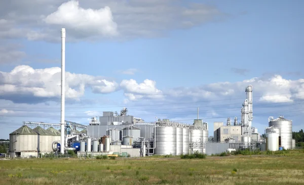 Instalação de bioenergia a etanol — Fotografia de Stock