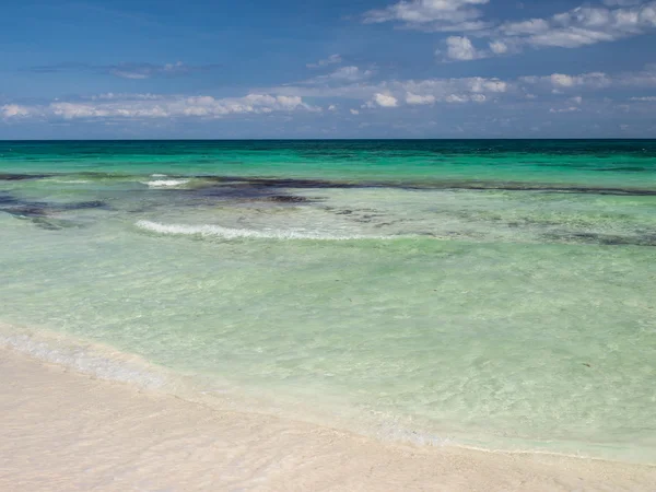 Tulum Beach v Mexiku — Stock fotografie