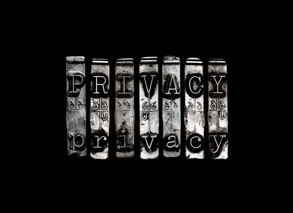 Concepto de privacidad —  Fotos de Stock