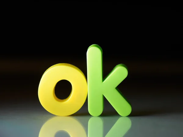 Concetto OK o Okay — Foto Stock