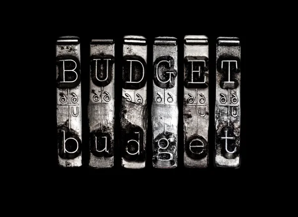 Бюджет концепції — стокове фото