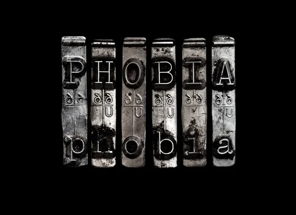 Concepto fobia —  Fotos de Stock