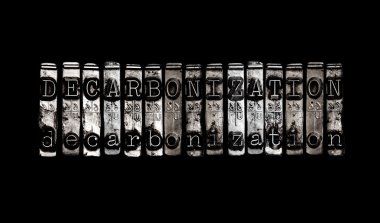 Decarbonization concept clipart