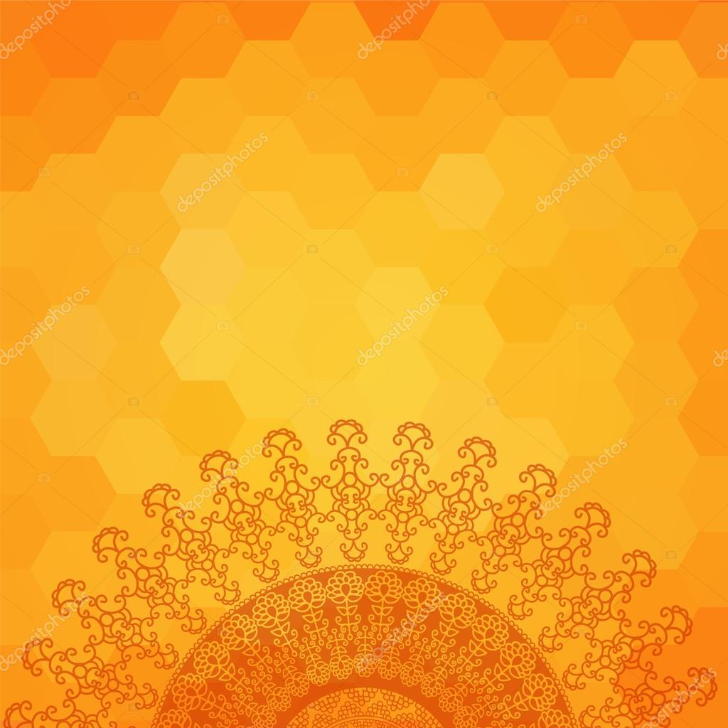 Ethnic & Colorful Henna Mandala Stock Vector Image by ©krishnasomya  #74054619
