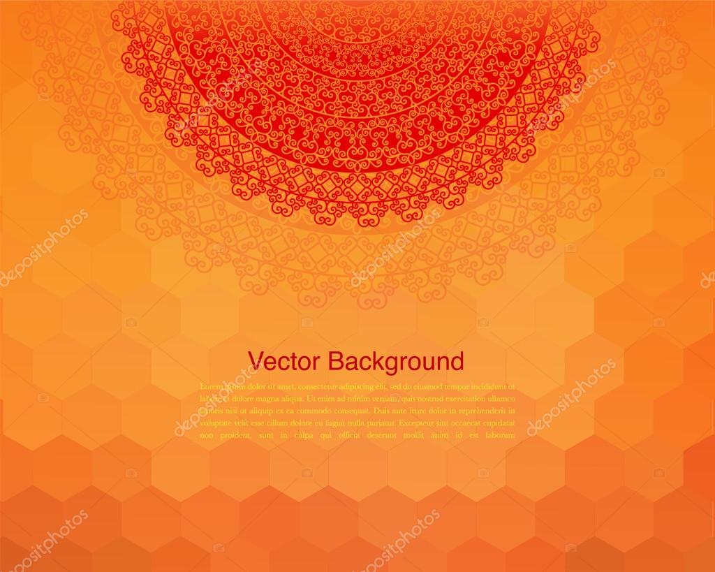 Colorful Henna Mandala design Stock Vector Image by ©krishnasomya #74080829