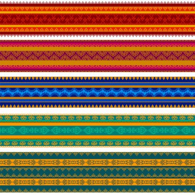 Henna Banner / Sınır, Henna Renkli Sınır - çok özenle hazırlanmış ve kolayca düzenlenebilir