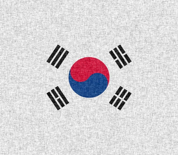 Flag of South Korea — Stock Photo, Image