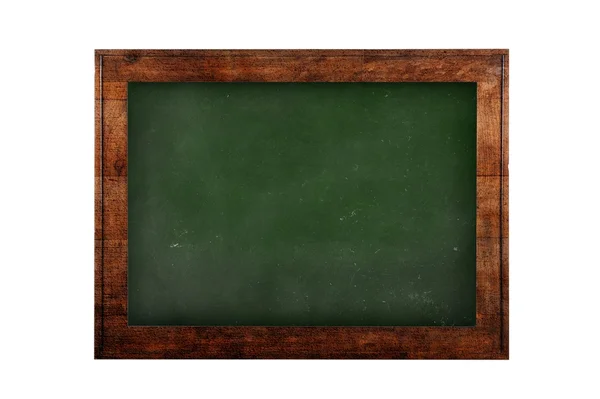 Green board in wooden frame — Stock Photo, Image