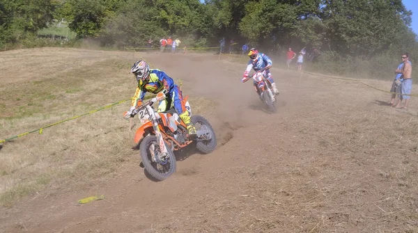 Motocross v Sariego, Španělsko. — Stock fotografie