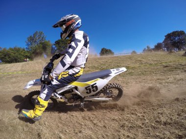 Motocross Sariego, İspanya.