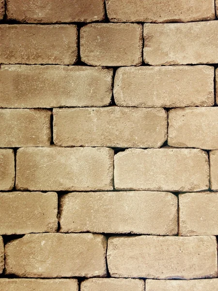 Barna absztrakt brickwall háttér — Stock Fotó