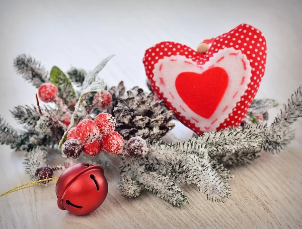 Décoration de Noël sur la table — Photo