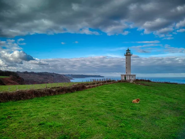 Lighthouse Lastres Located Town Lastres Asturias Spain — Stock Photo, Image