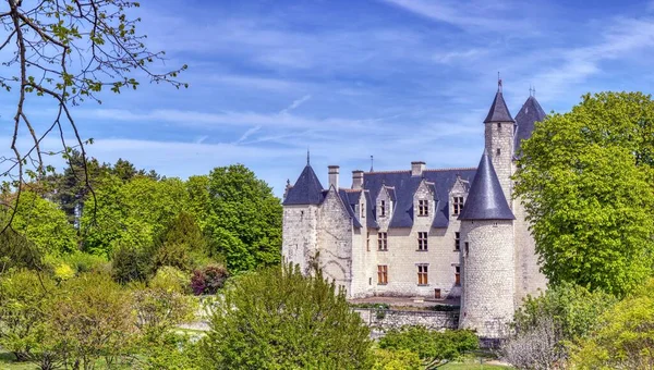 Lemere Indre Loire França Abril 2019 Rivau Castle Chinon Castelo — Fotografia de Stock